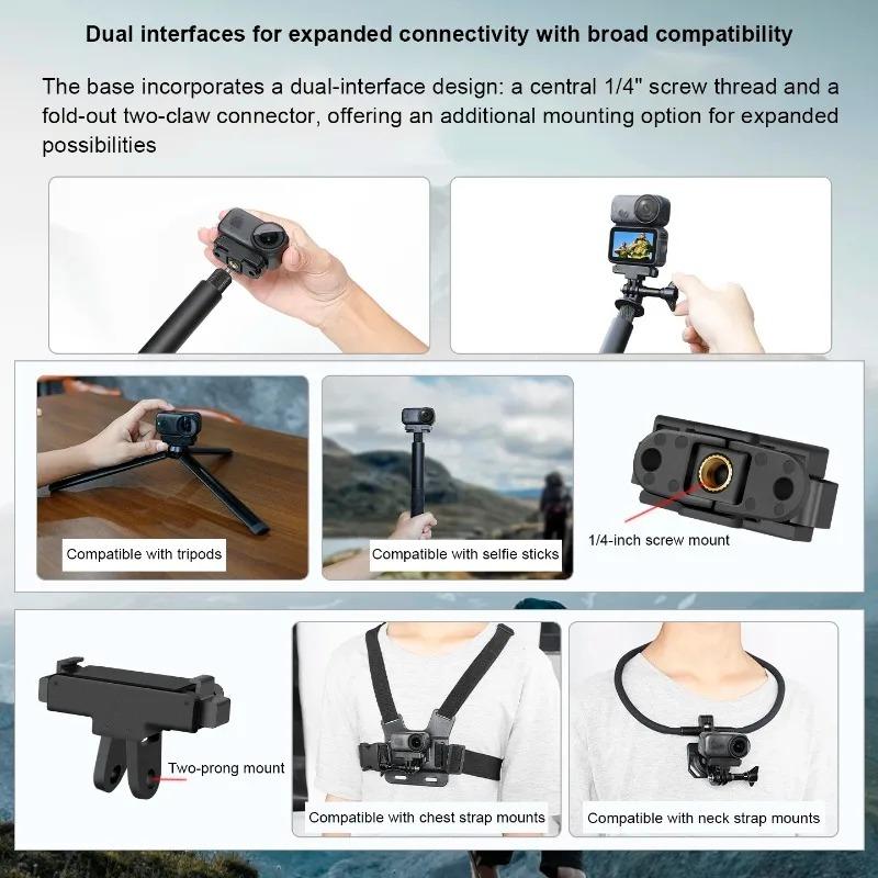 Suitable for DJI Osmo Nano Magnetic Bracket Folding Magnetic Tripod Quick Disassembly Accessories Universal Base Folding quick