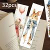 32 Stück. Retro Peter Hase Lesezeichen, geeignet für die Schulanfangszeit, Weihnachten, Halloween, Lehrer, Leser und Geburtstage.