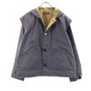 unused Johnbull separate coat L gray Hooded jacket 2-way Men's Used