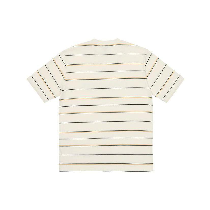 Palace City Striper T-Shirt White Unisex Tops P24ES038