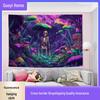 Fluorescent Festival Atmosphere Wall Hanging - Artistic Decoration Cloth