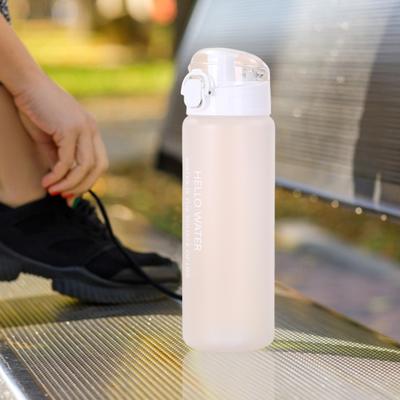 Bottiglia d'acqua sportiva da 780 ml con scala, a prova di perdite, contenitore per acqua fitness, borraccia portatile per palestra, ufficio, viaggio