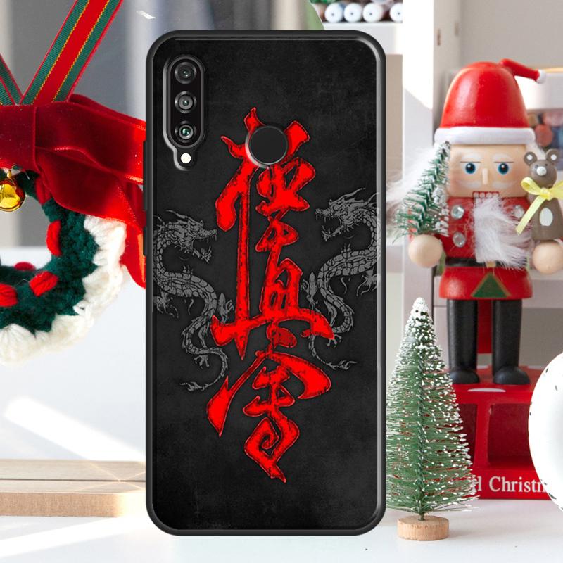 Kyokushin Karate Symbol For Huawei Nova 5T 9 10 SE 7i 8i 11i 12i Y73 Y72 Y61 Y91 Y60 Y70 Y90 P20 P40 P30 Lite Case