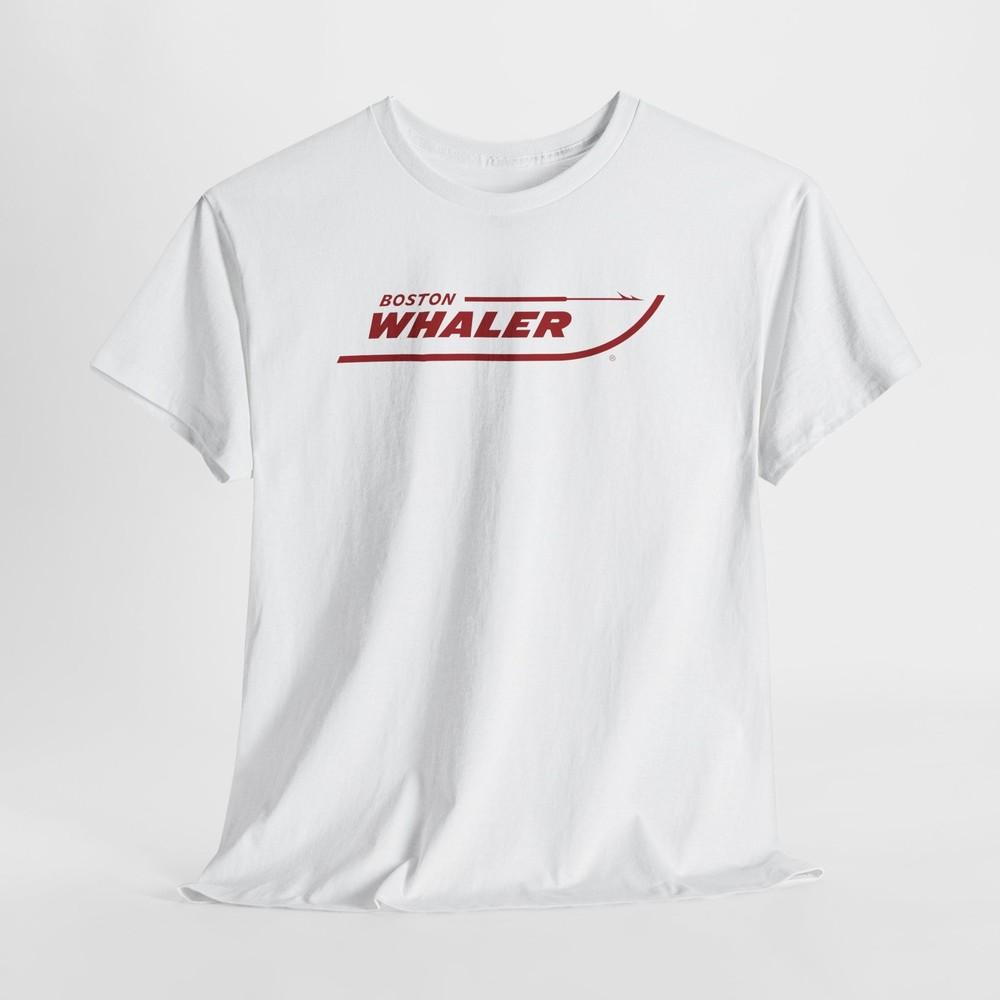 Boston Whaler Boats Unisex White Tshirt Cotton Tee Sizes S-3XL Fishing Fans Unisex T-Shirt
