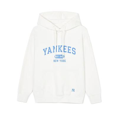 MLB Sweatshirts Unisex Cream Hooded Moderate Regular 3AHDV0141-50CRS