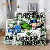 Rich Man Game Monopoly Dollar Cartoon Blanket,Soft Throw Blanket for Home Bedroom Bed Sofa Picnic Travel Office Cover Child Gift