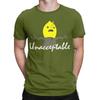 Unacceptable T Shirt Summer Lemongrab Pure Cotton T Shirts For Unisex Hipster Print Tshirt Short Sleeve Aesthetic Top Tees