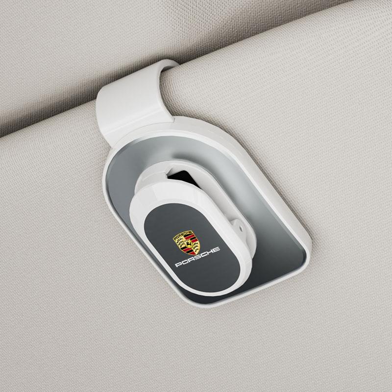 Nový Klip na sluneční clonu do auta Držák na brýle Držák na karty Příslušenství Pro Porsche 911 718 Cayenne Cayman Panamera Macan Taycan Boxster