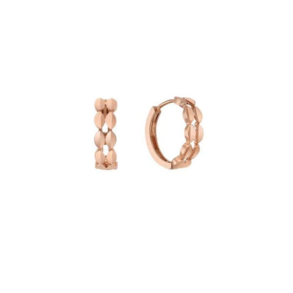 

LLOYD L Basic Two-Way Layer 14k Gold Earrings LOFL3009G 14k