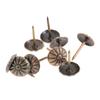 100 Bucati Roșu/Verde Bronz cuie tapiterie cu cap ornamentat Cutie Cadou Bijuterii Cutie Ușă Canapea Mobilier Cuie Decorative Studie Cuie cu Impingere 11x17mm