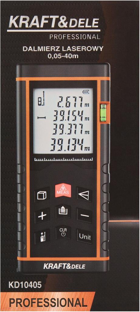 Digital laser rangefinder 40m KD10405