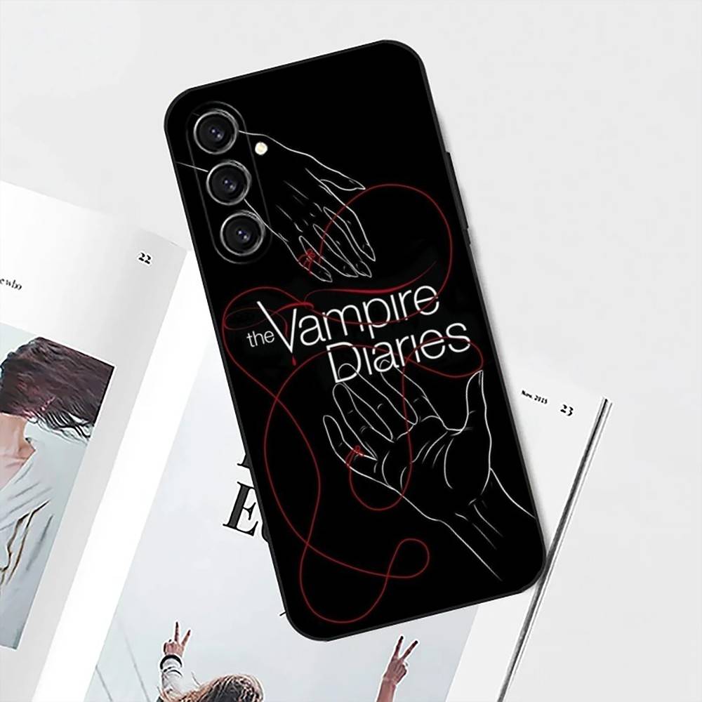 

The V-VampireS D-Diaries Phone Case For Samsung S25,S24,S21,S22,S23,S30,Ultra,S20,Plus,Fe,Lite,Note,10 Black Soft Shell Samsung S24ULTRA