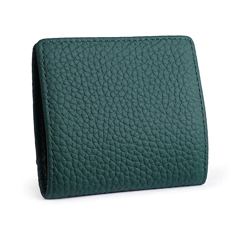 Mini Leather Small Change Wallet Top-layer Cowhide Ultra-thin Coin Storage Bag Japanese Purse