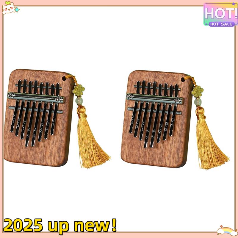 

Classy-8-Tone Sapele Water Drop Medium Kalimba Portable Five-Finger Piano Suitable For Beginners Finger Piano Instrument