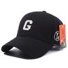 Sunshade sunscreen fashionable versatile men's and women's big head circumference hard top baseball cap cap