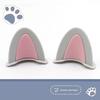 Soft ABS Bear Ear Helmet Decorations 1 Pair Adorable Appearance Easy to Install for Outdoor Riding Sports Helmets