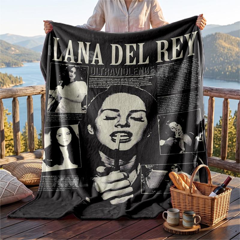 Warme Flanelldecke, Lana Del Rey Leichte Gemütliche Decke für Bett Sofa und Täglichen Gebrauch