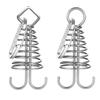 Stainless Steel Windproof Tent Stake Pegs Outdoor Plank Floor Awning Fixed Hook