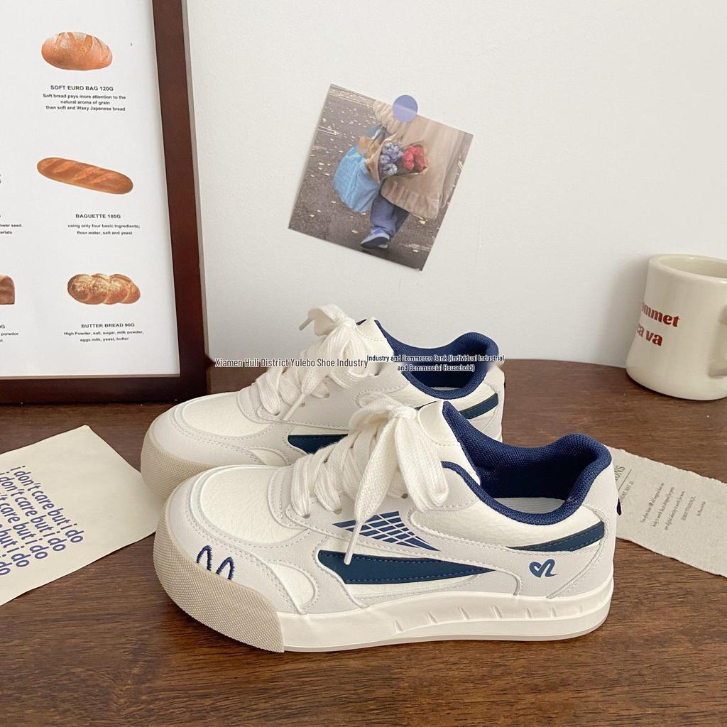 Women's German Training Sneakers: Thick-Soled, Ugly-Cute Chic, 2025 Summer, Versatile White Sports Shoes