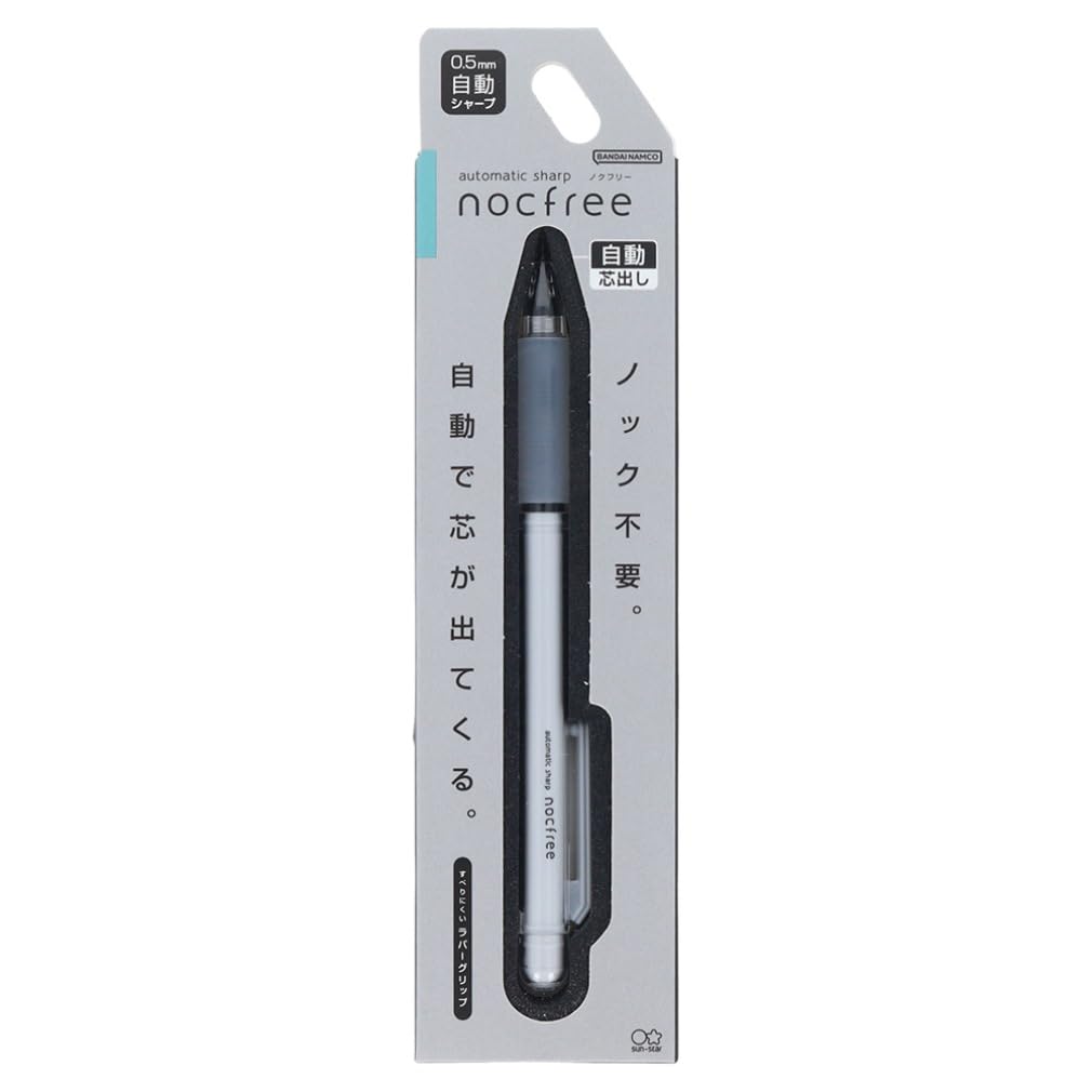 

Sunstar Stationery Mechanical Pencil Automatic Sharp Nokfree Ice White S4483197