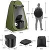Tragbare faltbare Auto-Toilette mit Zelt - Geruchsdichte Outdoor-Notfall-Camping-Sitz