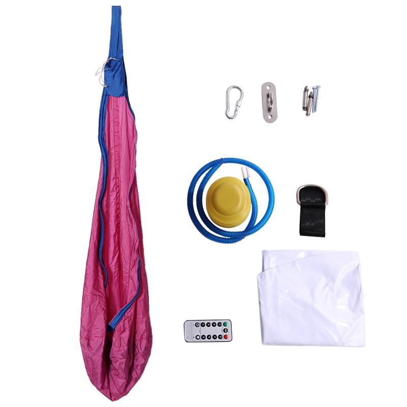 Good-Light Up Kids Pod Swing Seat,Therapeutic Sensory Swing,Hug Ceiling Snuggle Swing, Adjustable Fabric Hammock