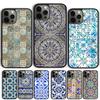 Marokkanisches Fliesenmuster Muschelschale Für iPhone 17 Air 15 16 14 13 12 Pro Max 11 Pro Max Plus Handyhülle Abdeckung