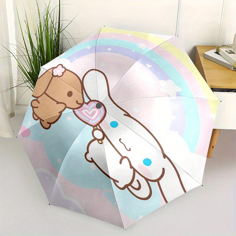 

Cinnamoroll,My Melody Automatic Umbrella-Foldable, Durable 8-Bone Design, Compact and Stylish, Great for Camping, Halloween, Christmas, Moth