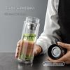 Fuguang Double-Layer Glass Business Water Bottle