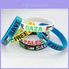 Braccialetto in silicone commemorativo Free Palestine con design geometrico ecologico