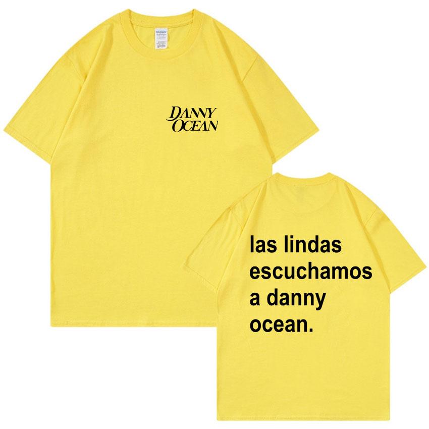 Rapper Danny Ocean Reflexa Letters Print 2025 Harajuku Hip Hop TShirt Men Summer Crewneck Y2K Tshirt Unisex Cozy Cotton Clothes