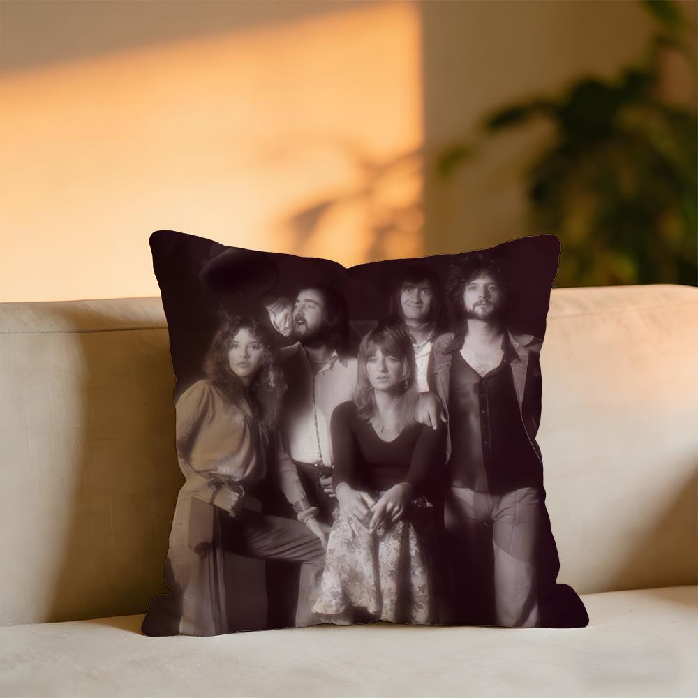 Fleetwood Mac Cushion Cover Cozy Velvet Throw PillowSoft Warm Cushion For Sofa  Bed