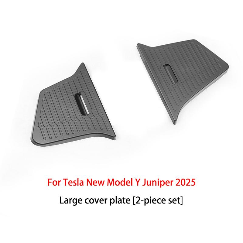 

FutCarter For Tesla Model Y Juniper 2025+TPE Car Trunk Side Storage Box New Cover Mat Partition Board Stowing Space Decoration Large cover plate