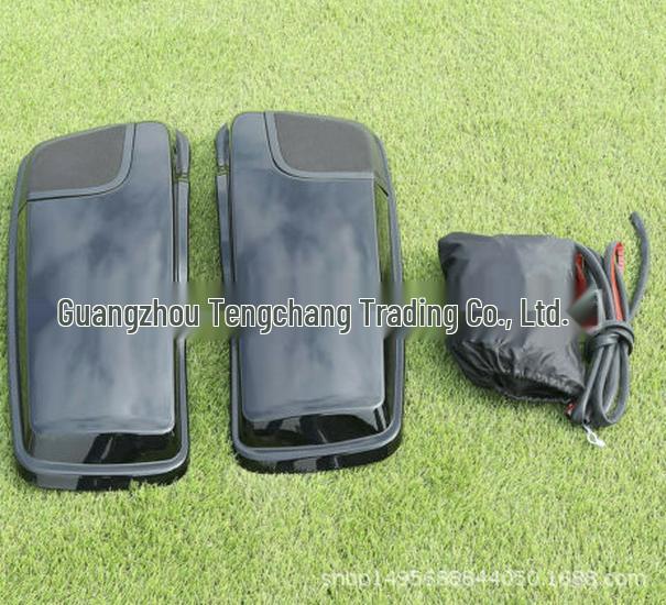 Harley Road Glide Speaker Cover & Side Box Lid Mod Parts (2014-2018)