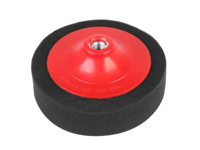 Polishing Sponge 150 Mm X 45 Mm, Thread M14, Black