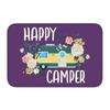 Personalized Happy Camper Doormat Mat Anti-Slip Camping Life Bathroom Kitchen Toilet Rug Carpet 40*60cm