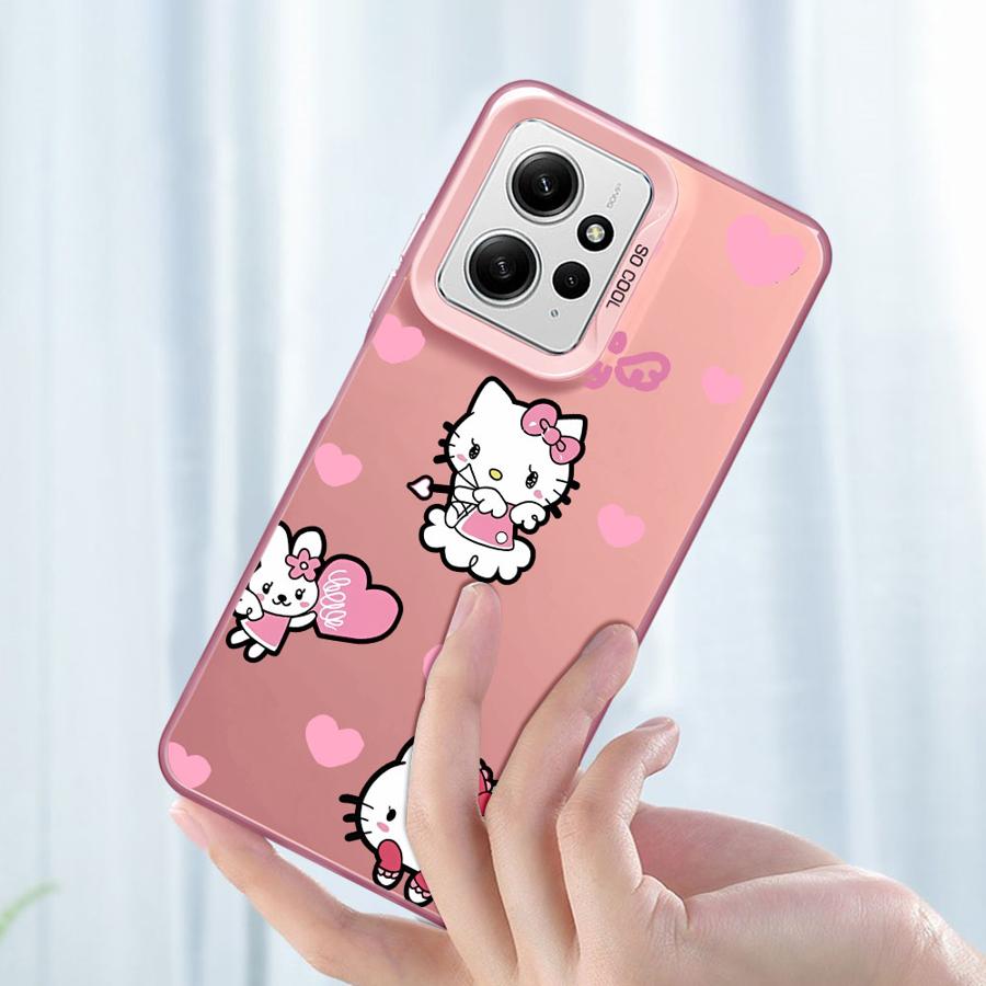 Soft Shell Phone Case for Xiaomi Redmi Note 14 13 Pro Plus 13 12 11 Pro 12s 10Lite 9s 10s 11s Cute Cartoon Hellos Kitty
