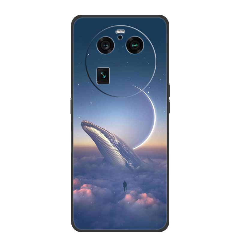 For Oppo Find X6 Pro Case Astronaut Soft Silicone Shockproof Phone Back Cover Cases for Oppo Find X6 Pro 5G Spaceman Lion Shell