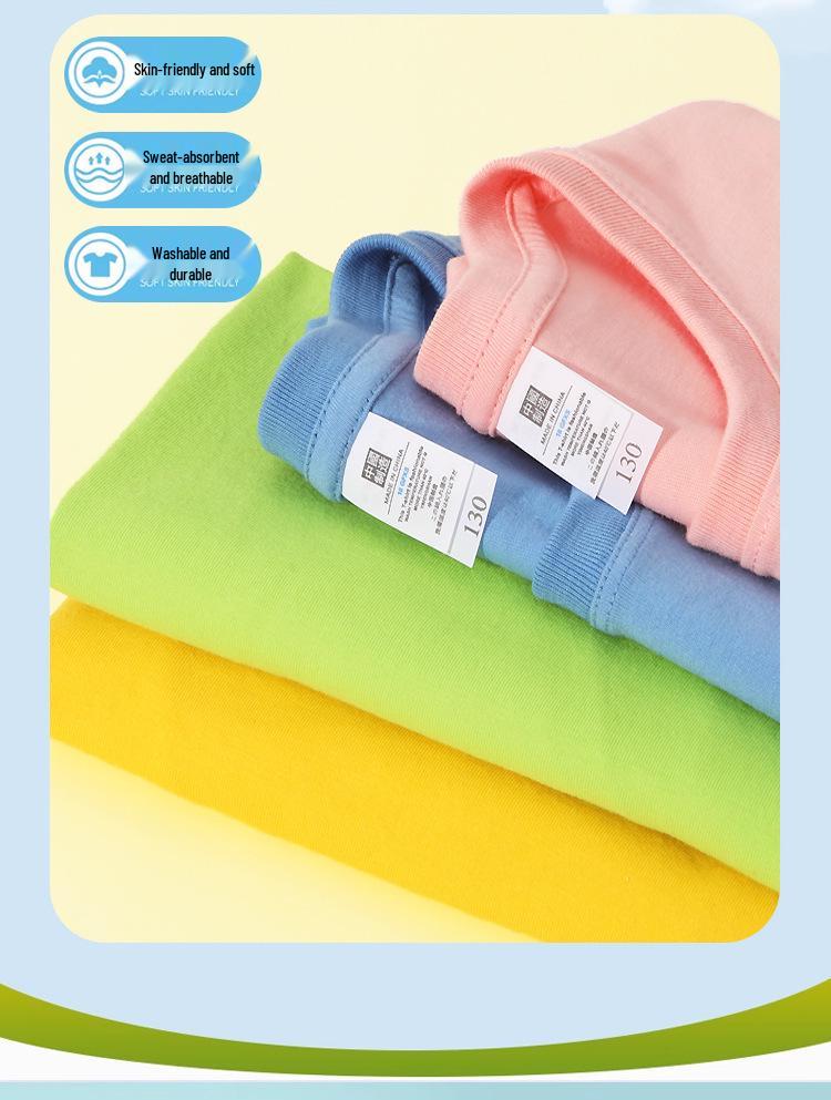 67 Six Seven Camiseta Infantil Estampada de Cuello Redondo Manga Corta - Algodón 100% de Alta Calidad 230g