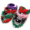Wide Edge Christmas Hairband Hair Jewelry Crystal Beads Hair Band Rhinestone Knot Headband  Women