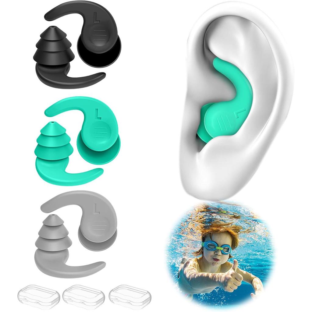 Silicone Earplugs for Swimming Noise Insulating Earplugs for Swimming