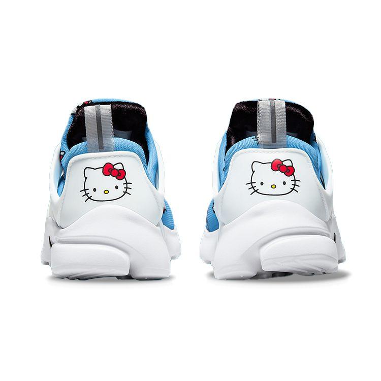 Hello Kitty X Nike Air Presto PS University Blue Kids Sneakers White Light-Crimson Black DH7780-402