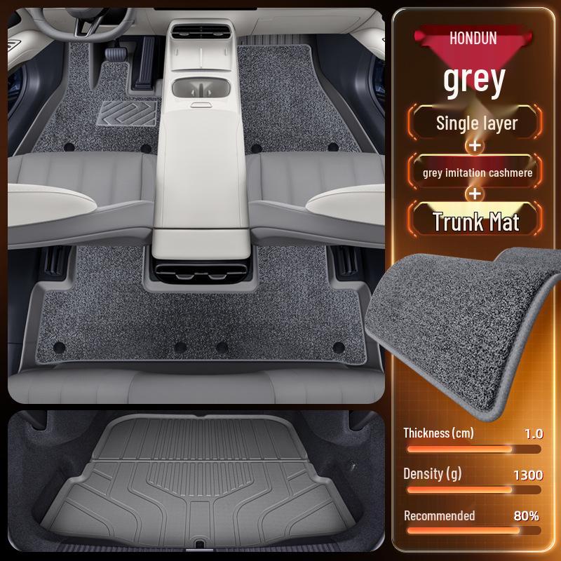 Dark Blue TPE Floor Mats for L06 - 2026 Car Interior Accessories