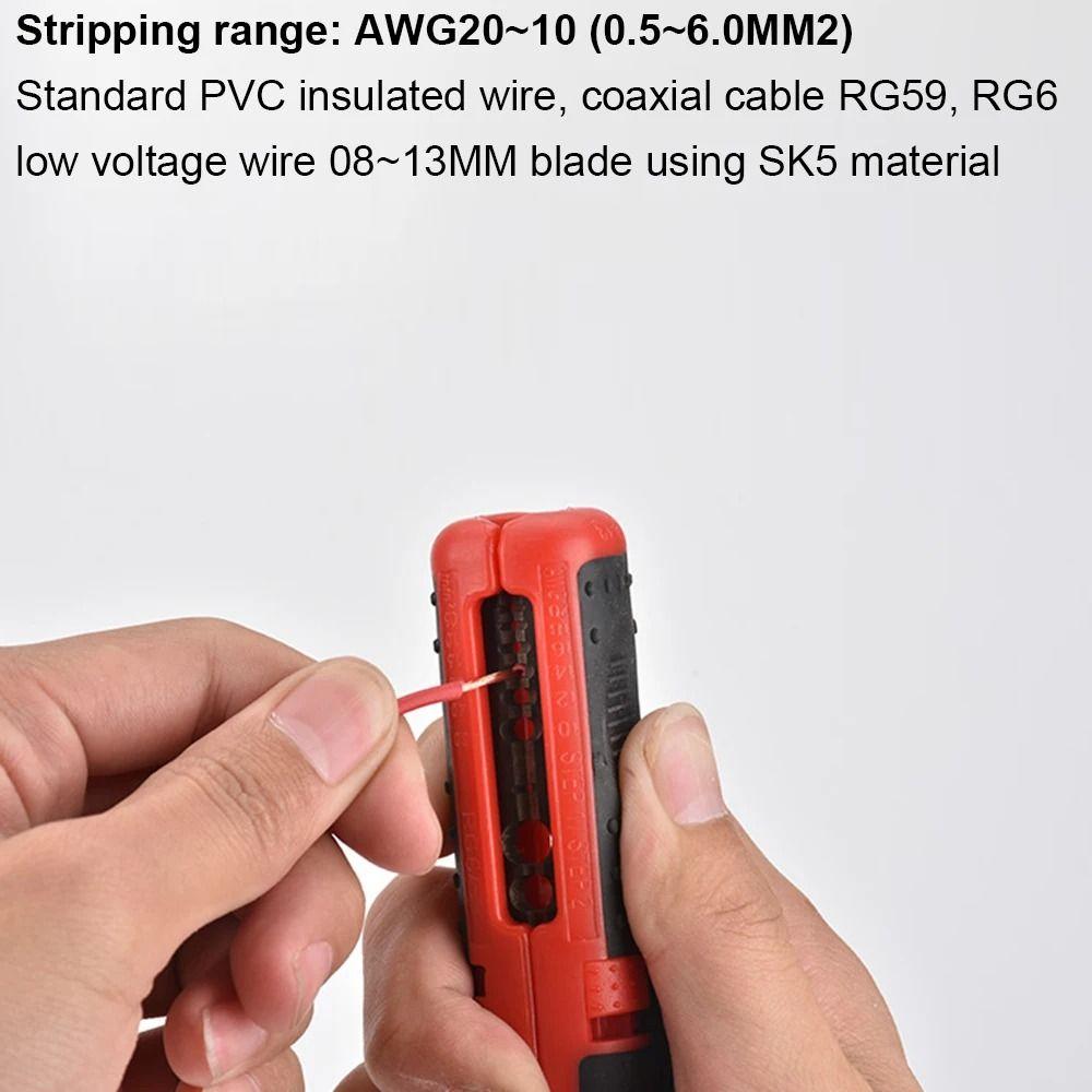 Wear-Resistant Universal Cable Stripper Self Adjusting Hand Wire Stripping Tool Electrician Plier