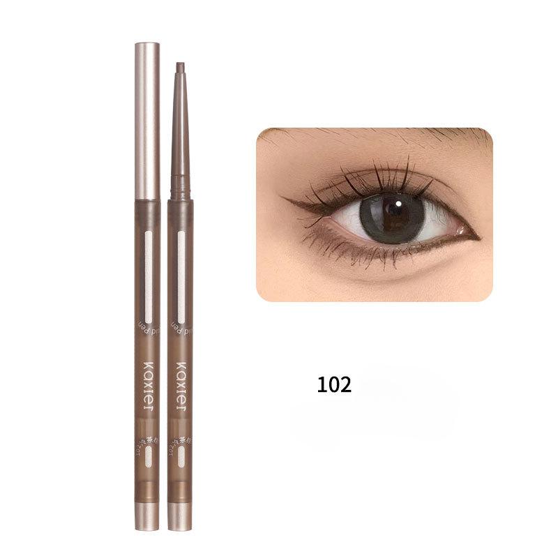 Gel Eyeliner Stift, nicht leicht zu verschmieren, umreißt sanft und natürlich den Schatten des flachen Kopfes