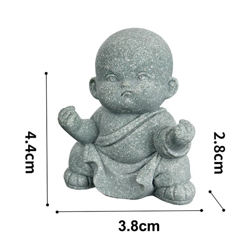 1/2/4/7Pcs Buddha Statues, Miniature Buddhist Monks, Kung Fu Monks, Zen Garden Decorations, Meditation, Home Aquarium Decoration