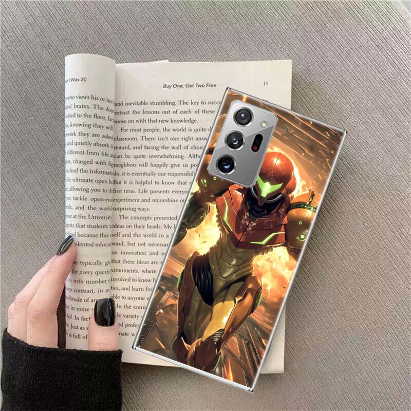Game M-METROID Phone Case for Samsung A17 A37 A57 A54 A14 A24 A34 A07 A04S A02S A12 A22 A32 A52S A16 A26 A36 A56 A72 Galaxy Note