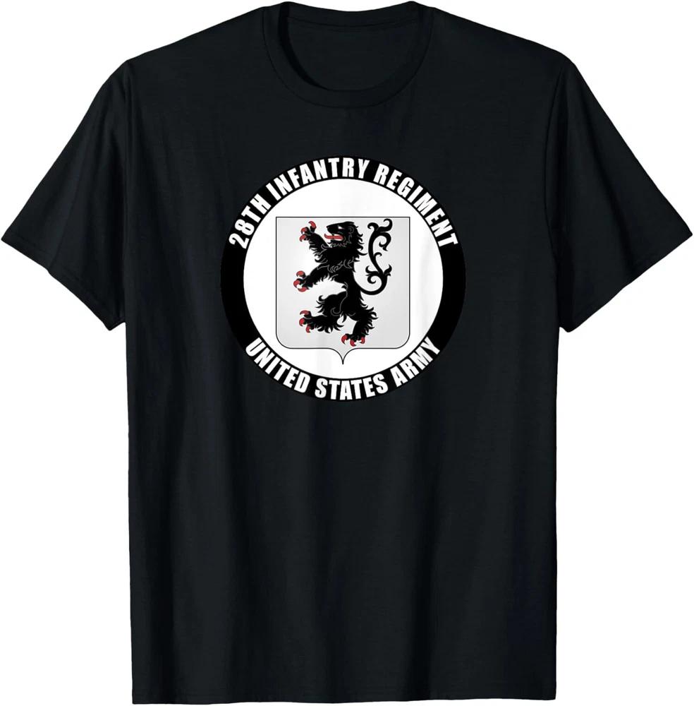 New 28th Infantry Regiunisext Us Army Veteran Military Tee Shirt S4xl S