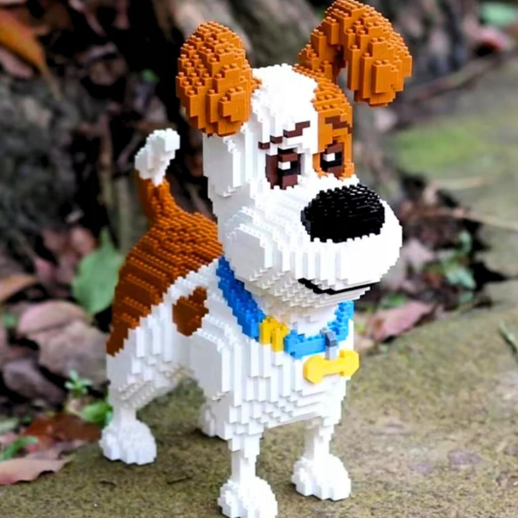 Construction Bricks Jack Russell Dog Building Set 7100 Pcs.