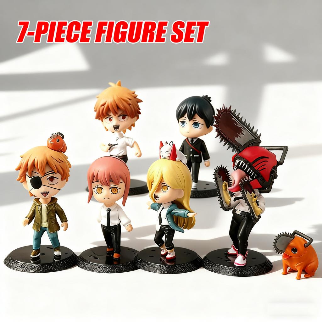 Hot Anime Merchandise 7 Types Of Anime-themed Figurines Anime Cartoons Action Figure Toys And Decorative Items